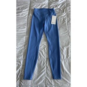 New Lululemon Size 6 Wunder Under SmoothCover High-Rise Tight 25" Pool Blue NWT